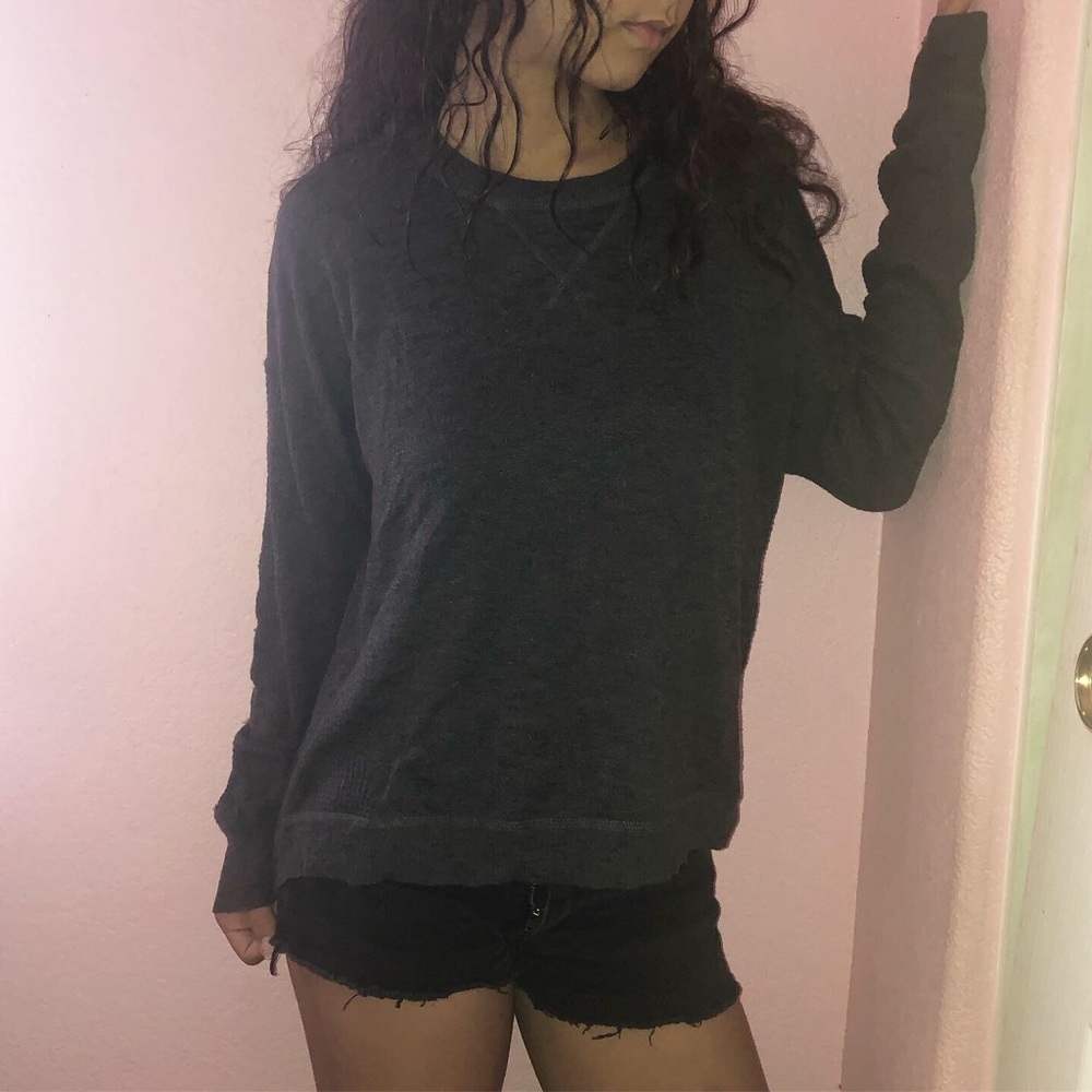 Dark Gray Light Sweater